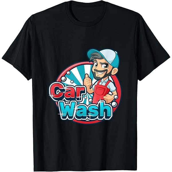 Amazon.com: Car wash employee, car wash worker, designer car